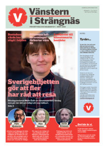 Första sidan på tidningen